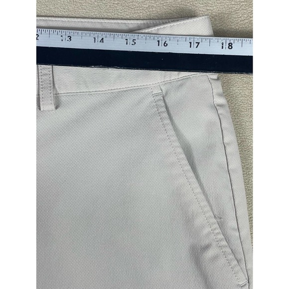 Under Armour Mens Golf Pants Straight Leg Regular Fit Mid Rise Stretch Beige - Picture 4 of 12